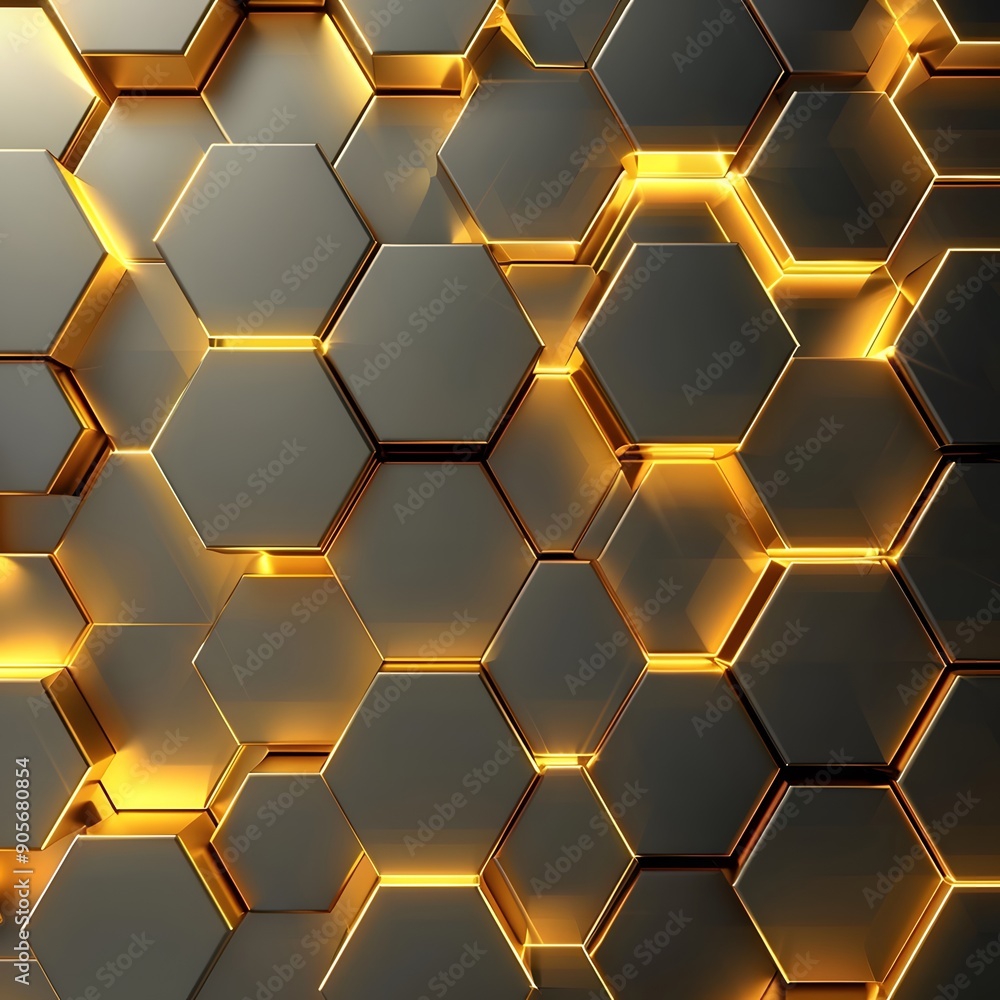 Honeycomb background design seamless pattern, generative ai Honeycomb background design seamless pattern, generative ai