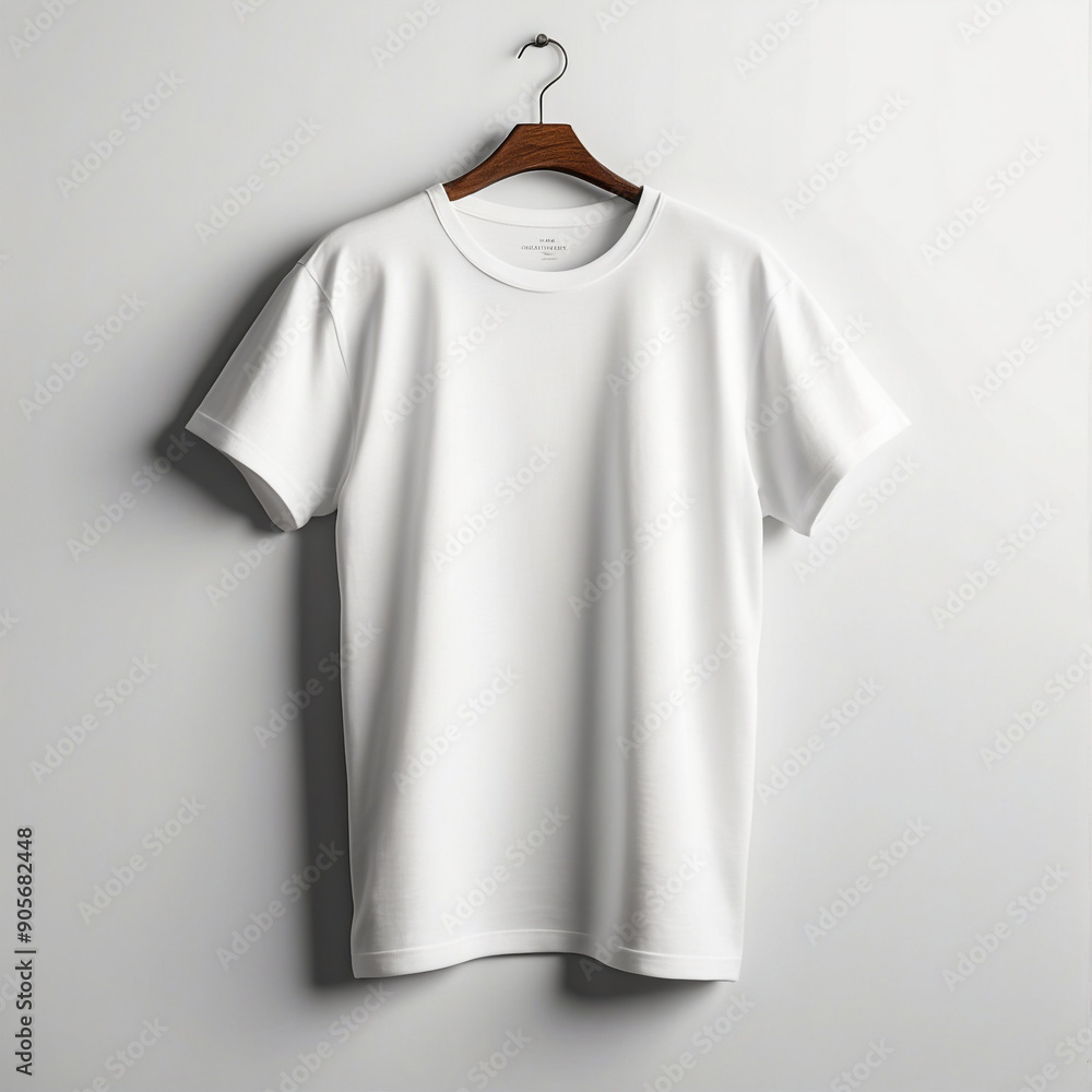 White T-shirt mockup PSD template White T-shirt mockup PSD template