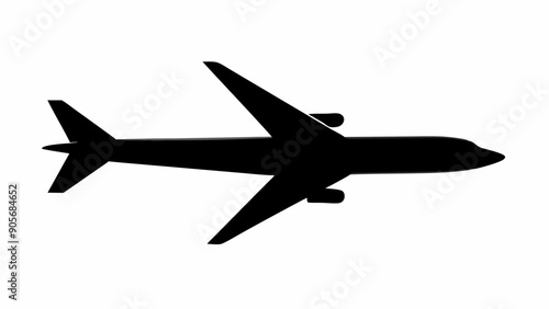 Minimalist Plane Icon Vector Design Template