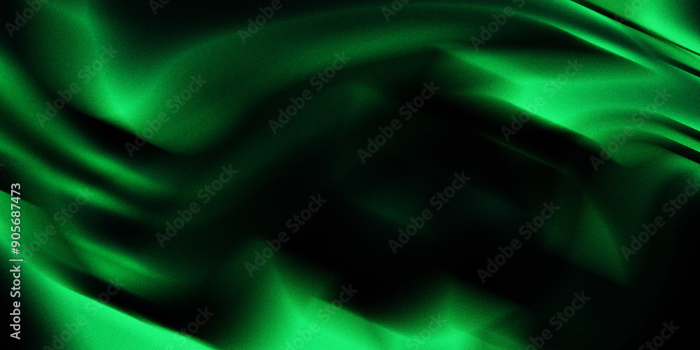 Fototapeta premium Abstract Noisy Dark Green Colored Grainy Gradient Background Noise Motion Blur Trendy Grain Backgrounds For Banner, Poster, Wallpaper, Backdrop, Presentation