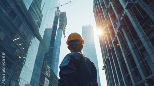 Constructtoin industry background illustration generated by ai