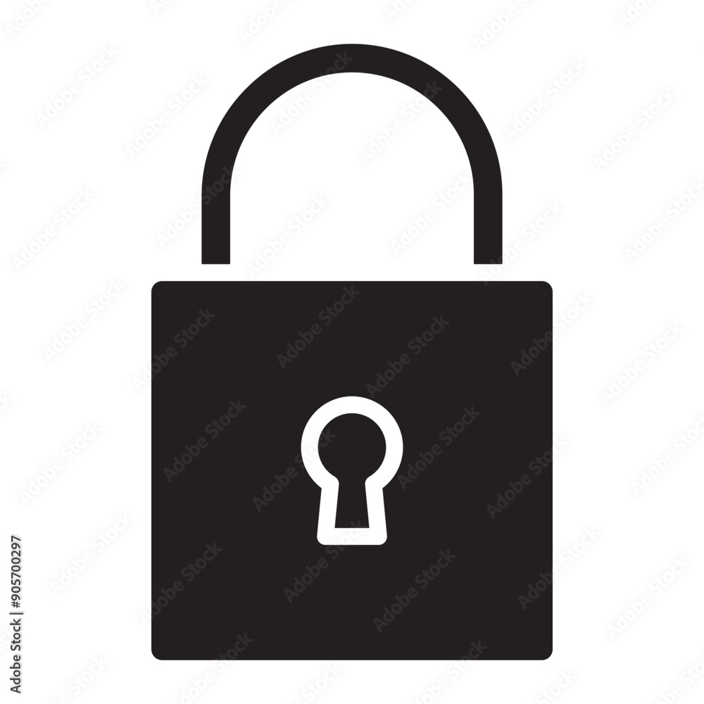 Lock icon. Lock icon.
