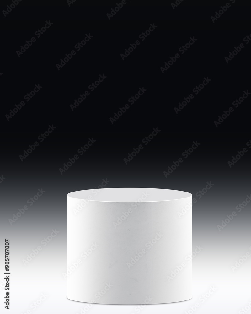 Black and white podium backdrop for product display Black and white podium backdrop for product display