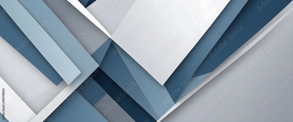 A dynamic banner with an abstract geometric design in shades of blue and gray, leaving a prominent central area of clear copy space. Multiple variations available A dynamic banner with an abstract geometric design in shades of blue and gray, leaving a prominent central area of clear copy space. Multiple variations available