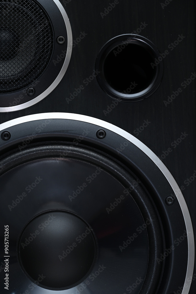 large three-way wooden speaker large three-way wooden speaker