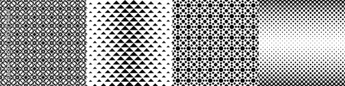 Black and white pattern collection