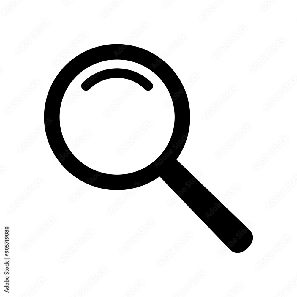 Magnifying glass icon, magnifier or loupe sign. Web search icon. Magnifying glass icon, magnifier or loupe sign. Web search icon.