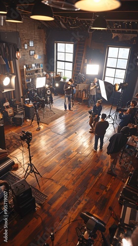 Behind the Scenes: A Film Set in a Loft Studio