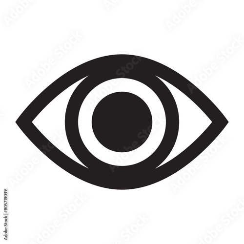 Eye icon, eyeball icon