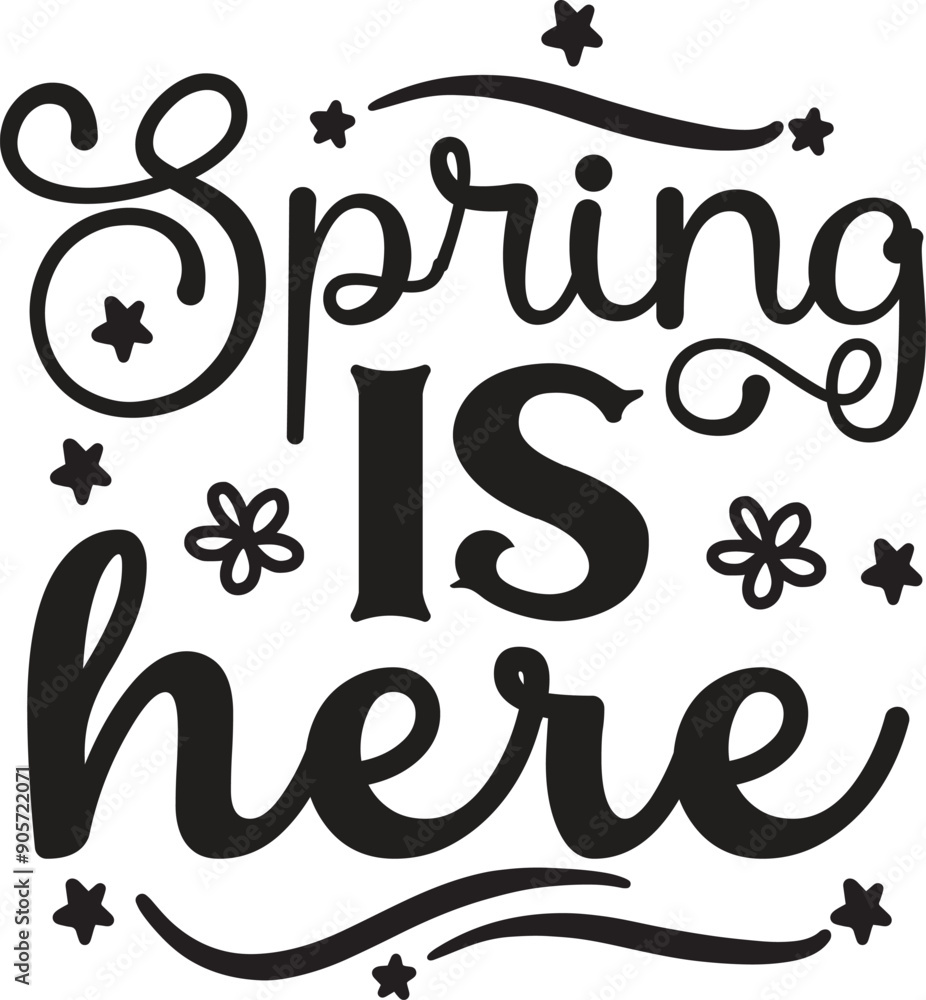 Obraz premium Spring Svg Design