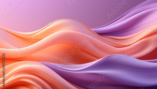 light pink purple and orange color horizontal banner abstract background