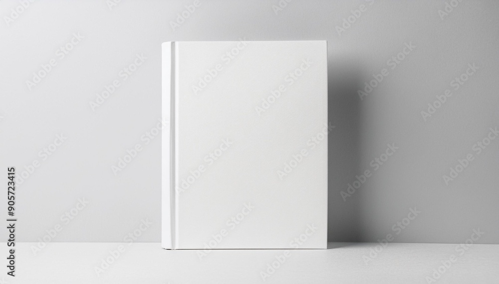 hardcover book mock up dust jacket front wall background hardcover book mock up dust jacket front wall background