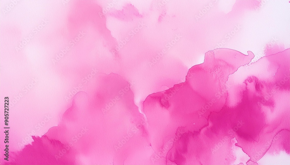 Fototapeta premium pink watercolor background abstract texture with color splash design