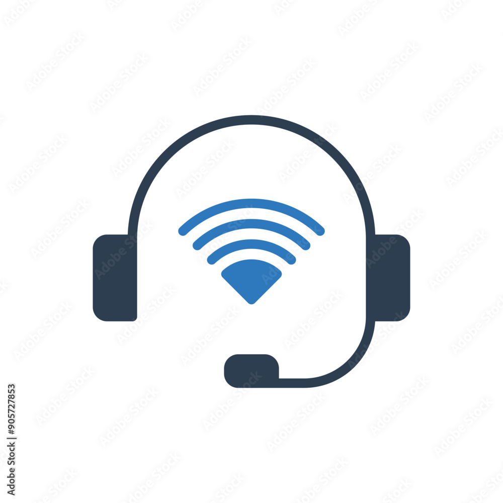 Bluetooth Headphone Icon Sign Symbol Bluetooth Headphone Icon Sign Symbol