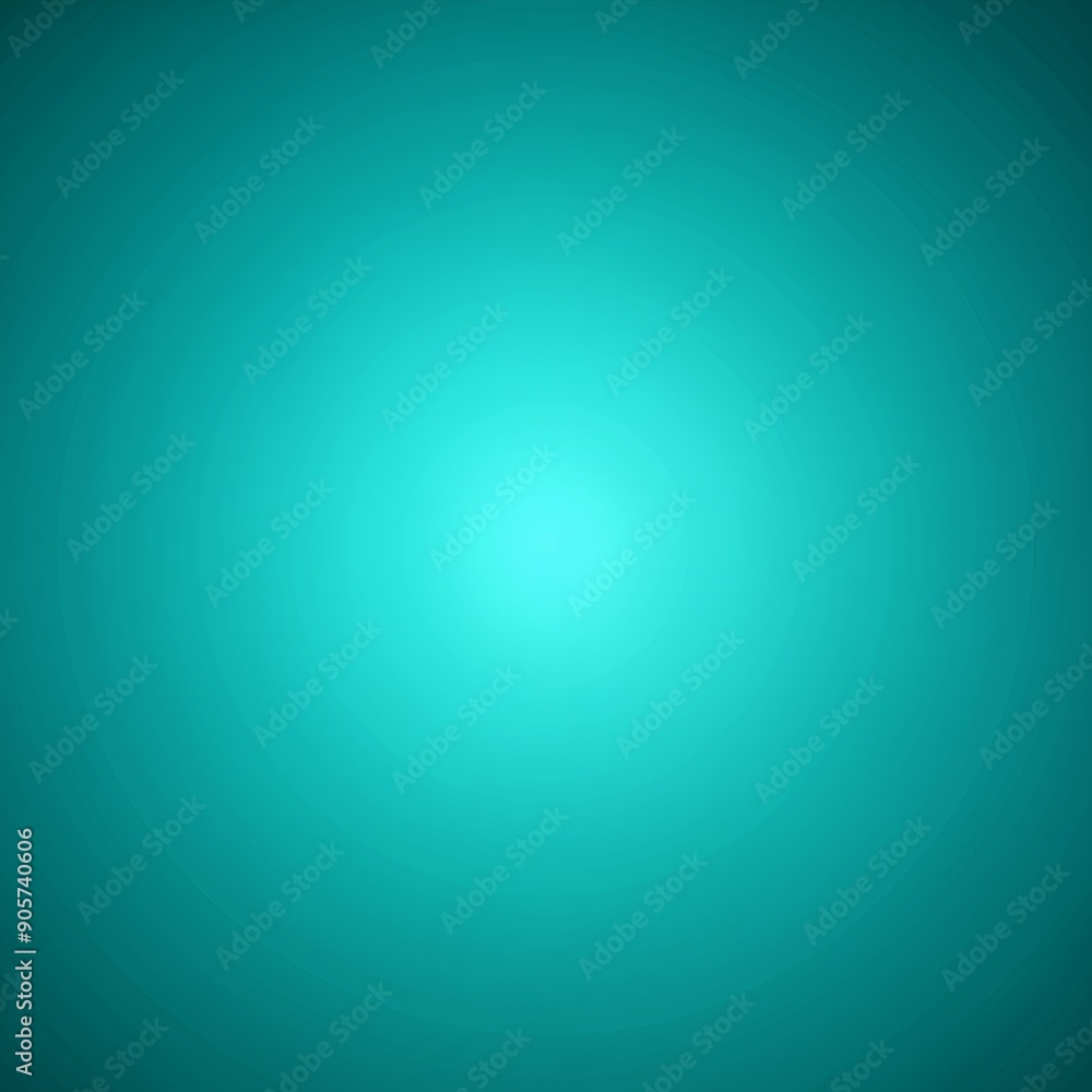 Obraz premium Abstract Teal Gradient Background, digital art, teal, gradient, background, minimal