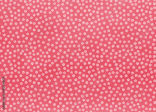 【和柄模様シリーズ】朱の小梅