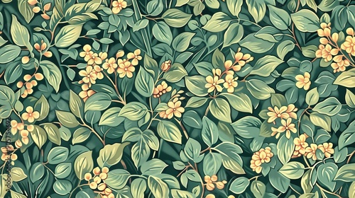 A Lush Green and Yellow Flo...