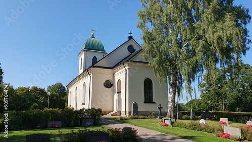 Sweden. Ljung's church is a church building in Ljung in the Diocese of Linköping. It is the parish church in Vreta Kloster's parish and is located about four km northwest of Ljungsbro.  photo