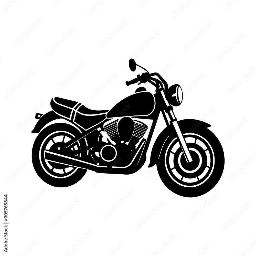 Obraz premium motorcycle isolated on white background