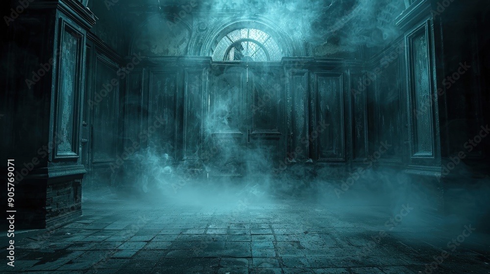 A dramatic and eerie background with a black floor shrouded in swirling fog and smoke, enhancing the spooky and horror-themed ambiance. The scene features dark mist and steam effects for a ghostly A dramatic and eerie background with a black floor shrouded in swirling fog and smoke, enhancing the spooky and horror-themed ambiance. The scene features dark mist and steam effects for a ghostly