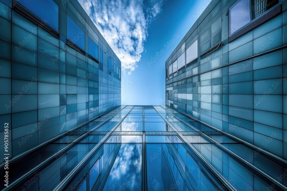 A tall building with numerous windows, suitable for urban or cityscape scenes A tall building with numerous windows, suitable for urban or cityscape scenes