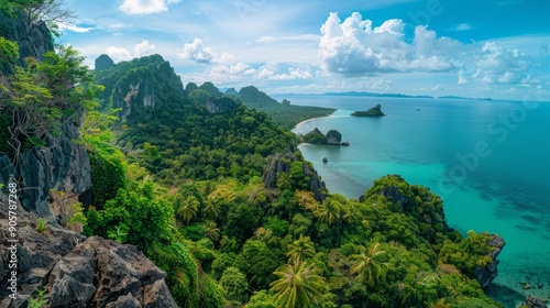  Tropical landscape Koh Samui in Thailand