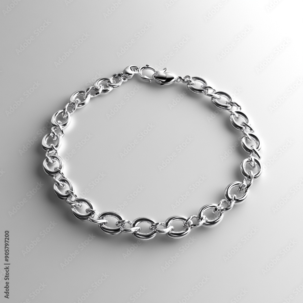 Obraz premium Chic Silver Anklet