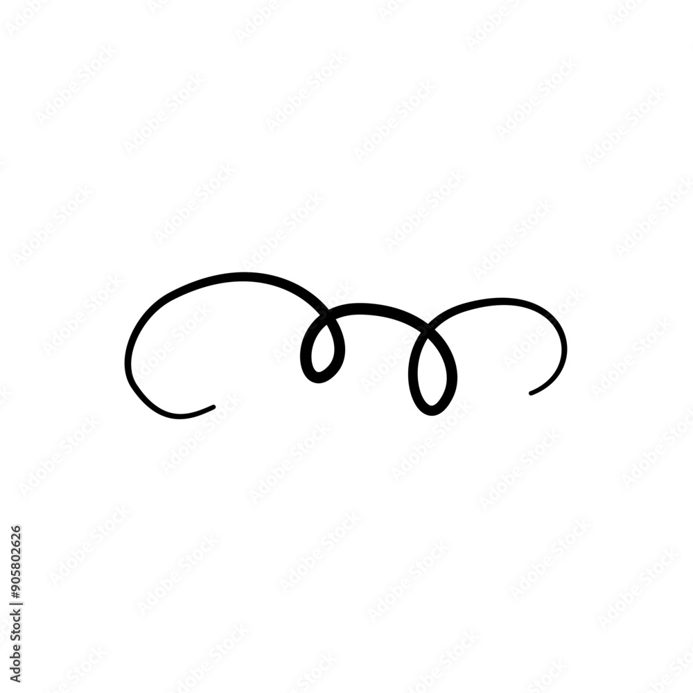 Hand drawn flourishes, swirls, decorative elements vector Hand drawn flourishes, swirls, decorative elements vector