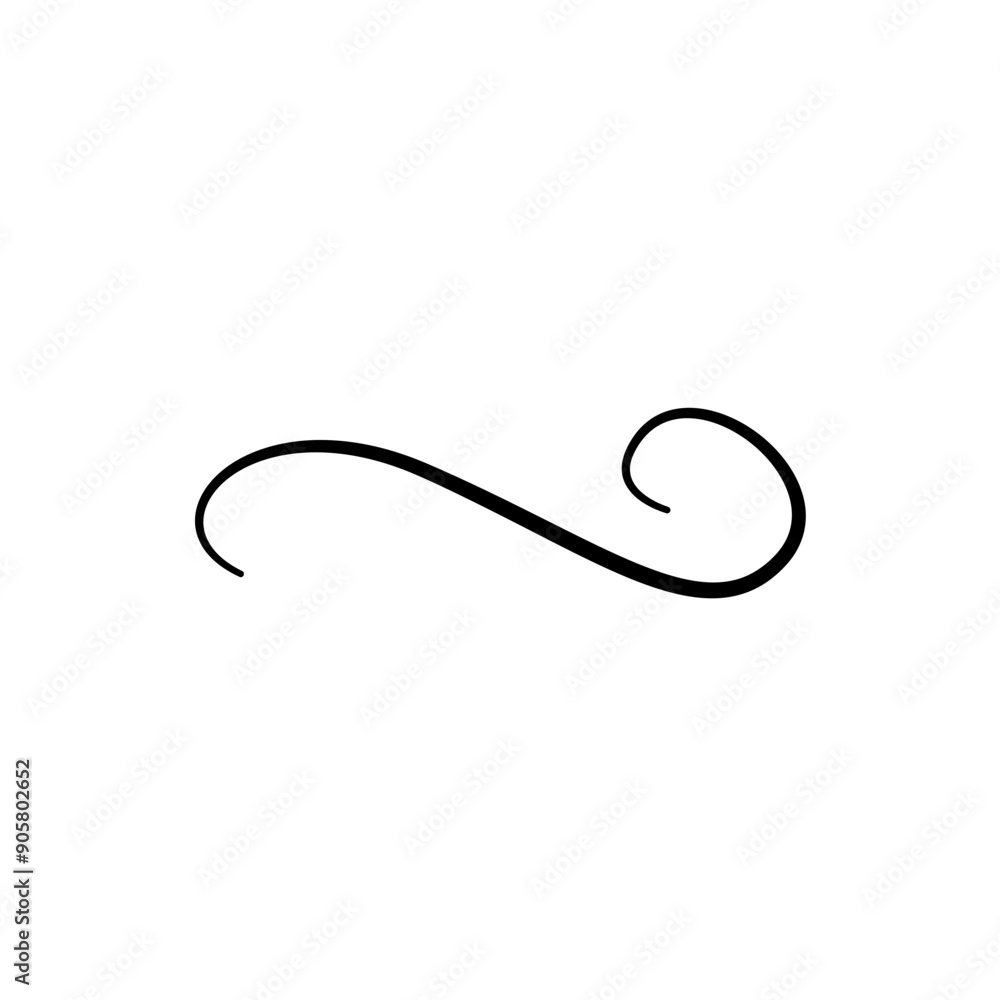 Hand drawn flourishes, swirls, decorative elements vector Hand drawn flourishes, swirls, decorative elements vector