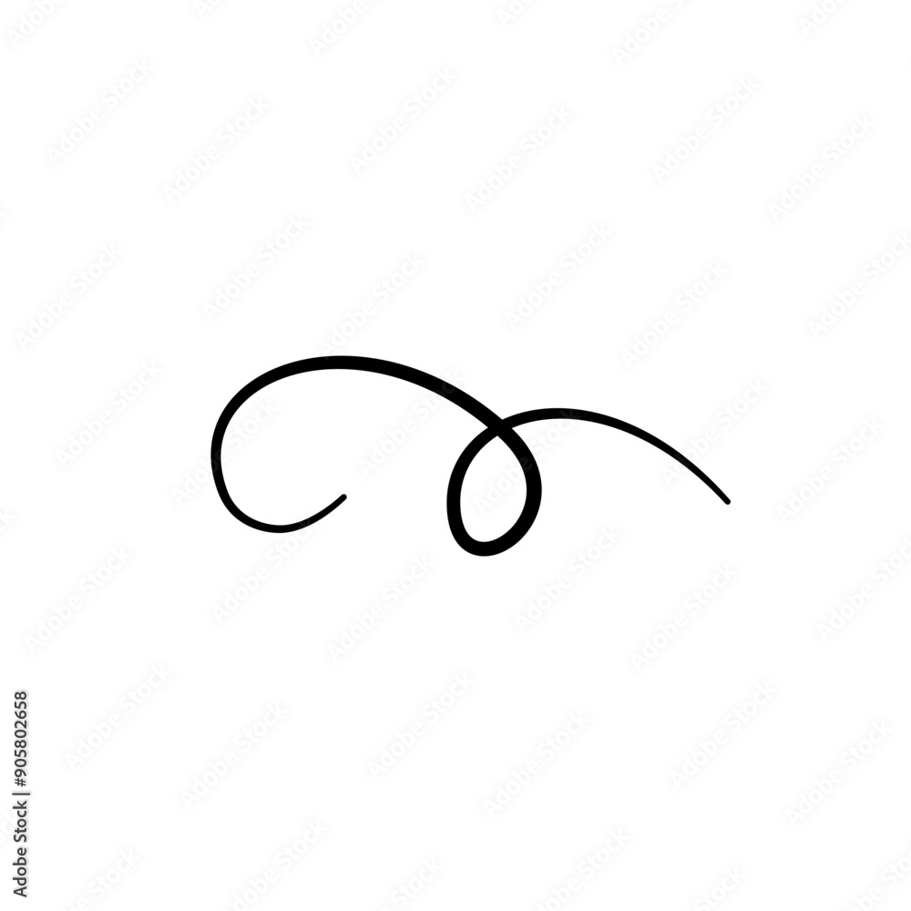 Hand drawn flourishes, swirls, decorative elements vector Hand drawn flourishes, swirls, decorative elements vector