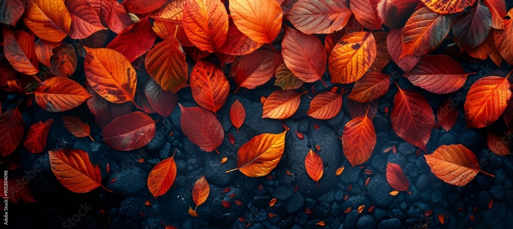 Stunning autumn leaves background: ideal for fall themes Stunning autumn leaves background: ideal for fall themes