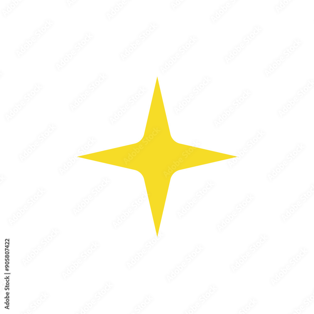 Yellow stars icons, sparkling stars with yellow bright color. vector illustration isolated on white background. Yellow stars icons, sparkling stars with yellow bright color. vector illustration isolated on white background.