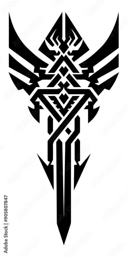 Viking Symbols and Emblems Vector Illustration Viking Symbols and Emblems Vector Illustration