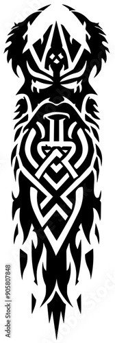 Viking Symbols and Emblems Vector Illustration