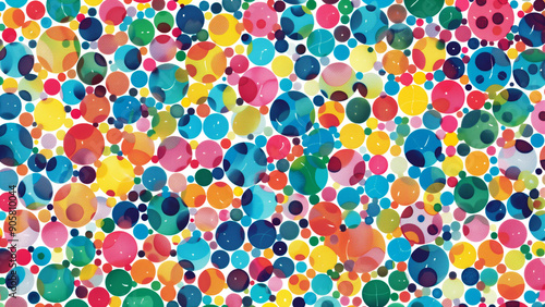 Colorful dot wallpaper