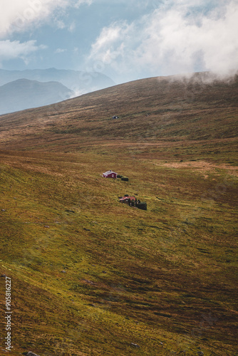 Houses in the mountains