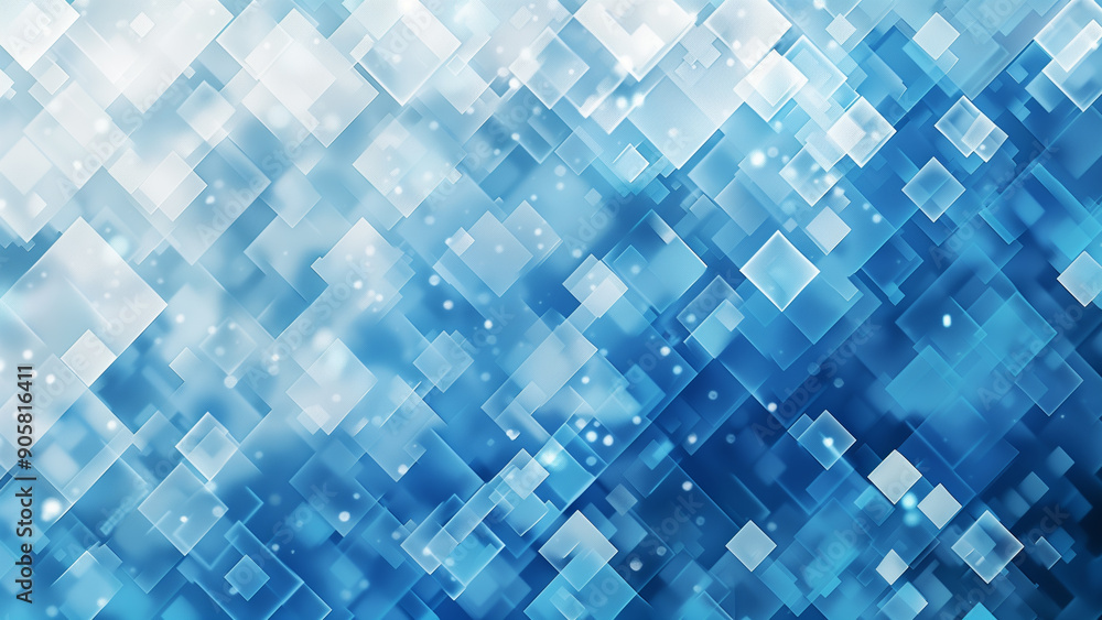 Pixelated Light Blue Tranquility Pixelated Light Blue Tranquility