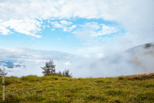 Paisaje Panorámico con Espacio Promocional en un Entorno Natural