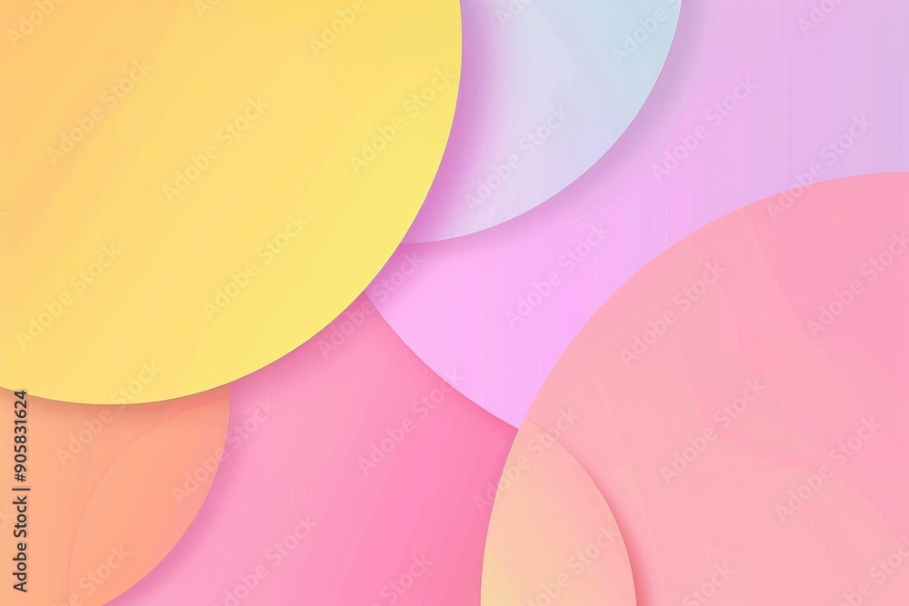 Close-up shot of a colorful background featuring circles Close-up shot of a colorful background featuring circles