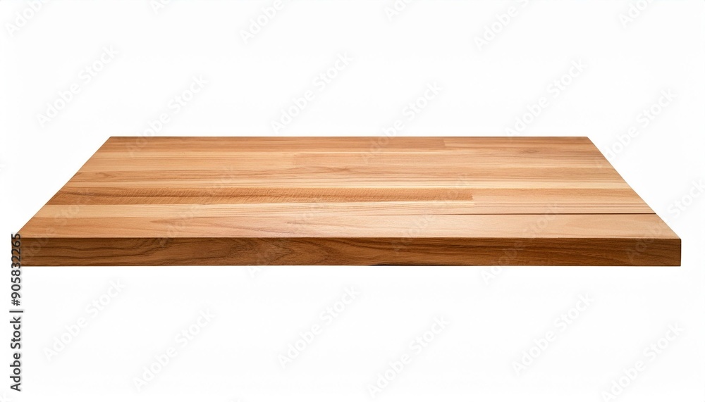 side view of wooden table top isolated on white background side view of wooden table top isolated on white background