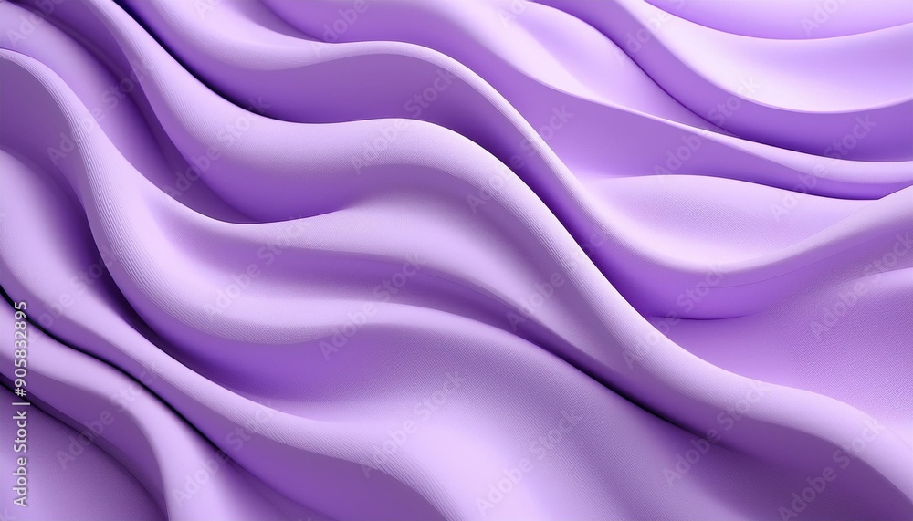 Obraz premium abstract background with light purple volumetric waves