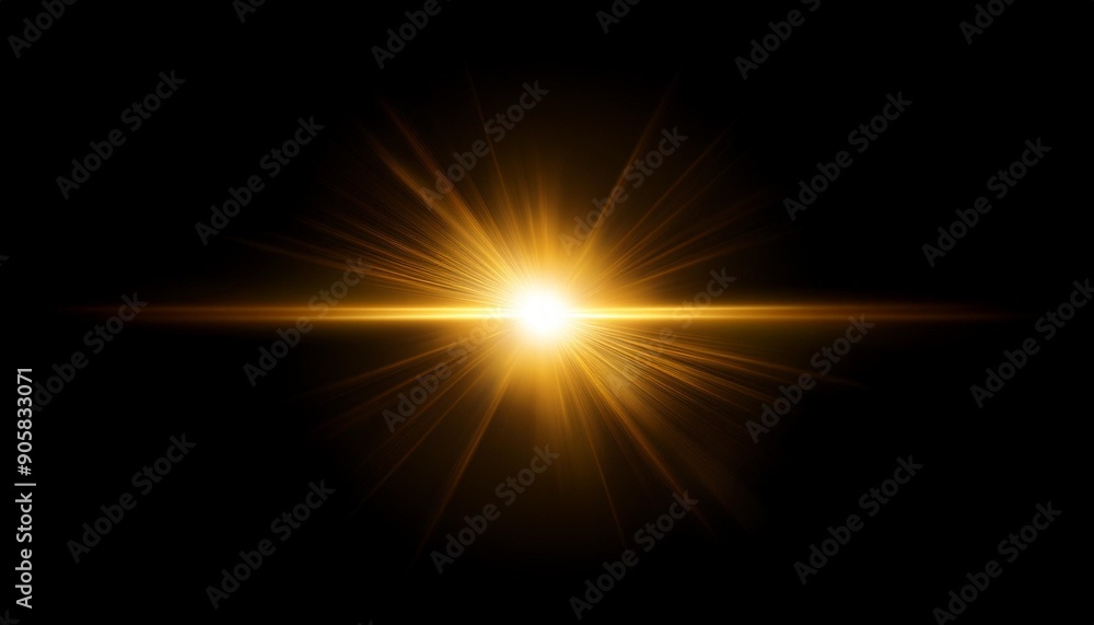 optical lens flare effect 4k resolution very high quality and realistic on black background generative ai optical lens flare effect 4k resolution very high quality and realistic on black background generative ai