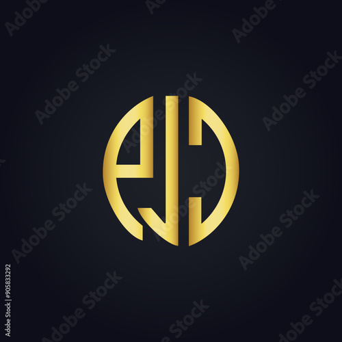 Free Download PJC logo. P J C design. White PJC letter. PJC, P J C letter logo design. P J C letter logo design in GOLD, GOLDEN LOGO, THREE, style. letter logo set in one artboard. P J C letter logo vector design. - GFXLoad