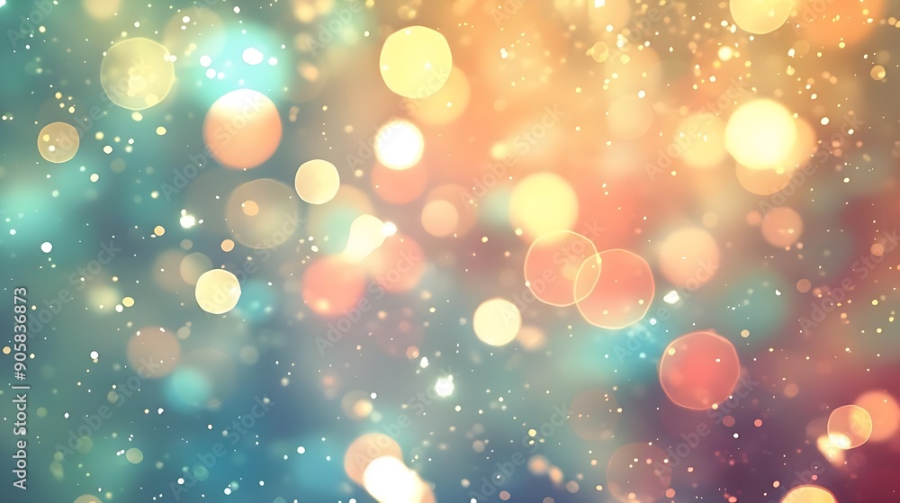 Colorful Abstract Bokeh Lights Colorful Abstract Bokeh Lights