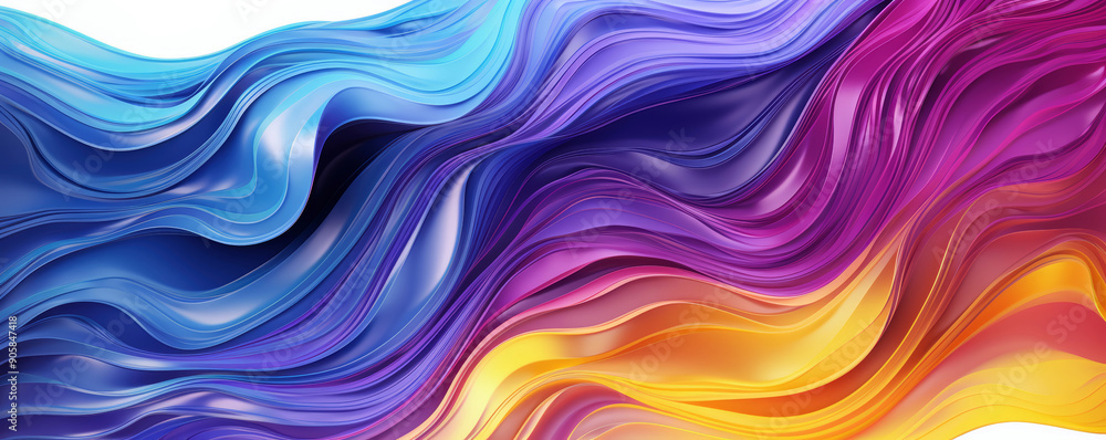 Abstract colorful wavy background with fluid shapes and vibrant colors Abstract colorful wavy background with fluid shapes and vibrant colors