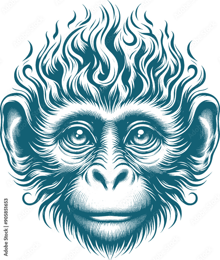 monkey tattoo vector monkey tattoo vector