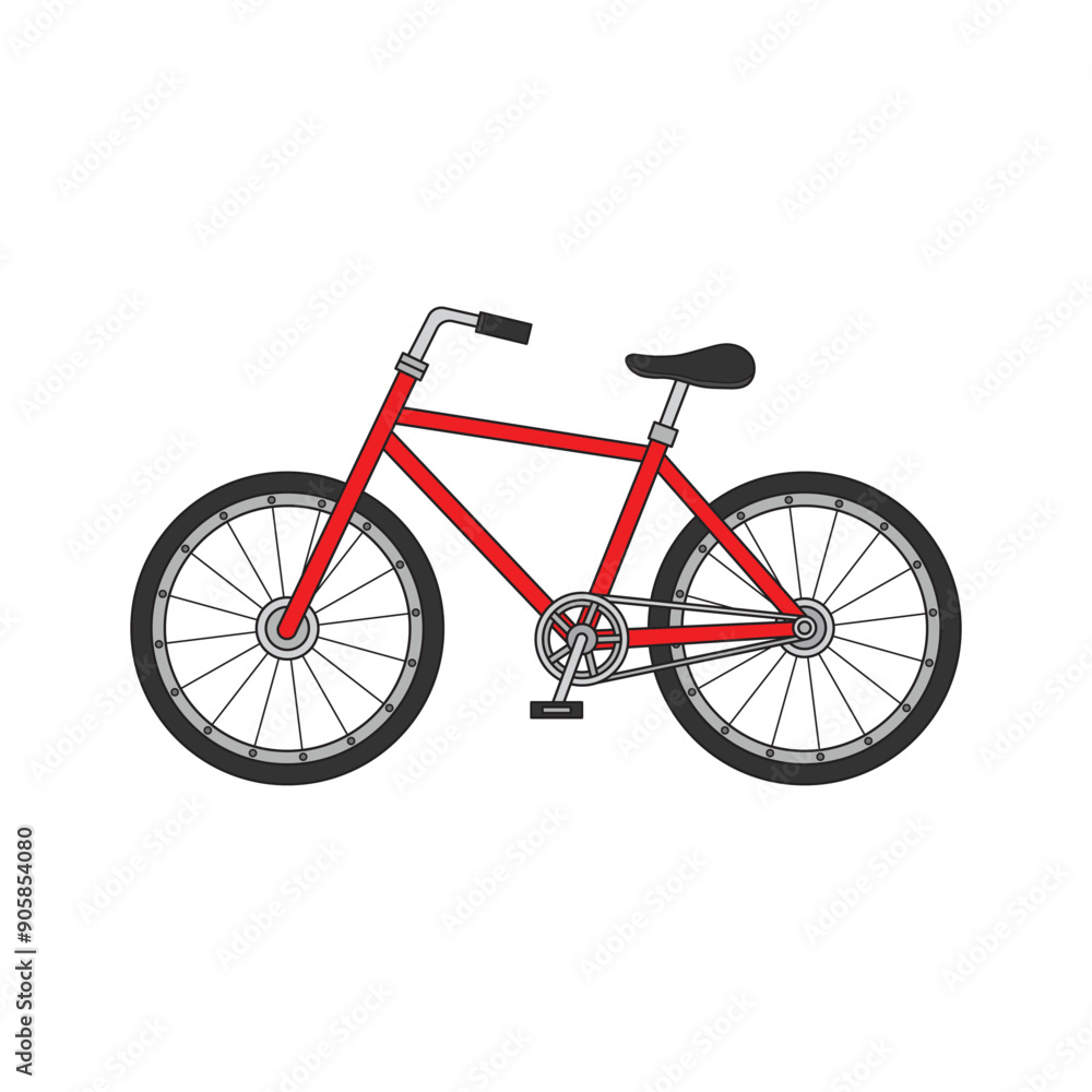 cartoon Vector illustration bicycle icon Isolated on White cartoon Vector illustration bicycle icon Isolated on White