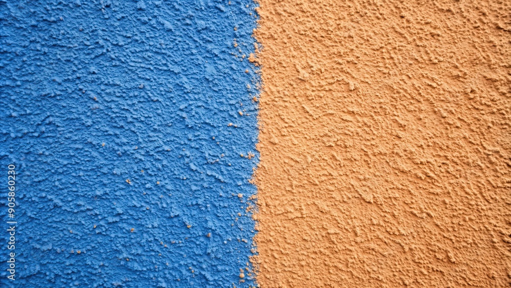 Peach and royal blue plastered wall texture with a modern and stylish design, peach, royal blue, wall texture Peach and royal blue plastered wall texture with a modern and stylish design, peach, royal blue, wall texture