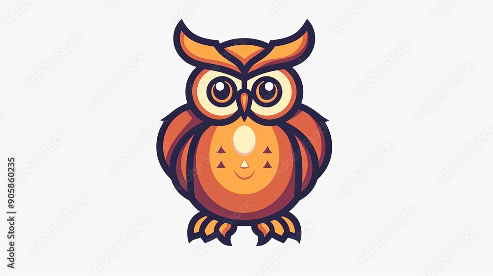 Obraz premium Cute Owl Illustration