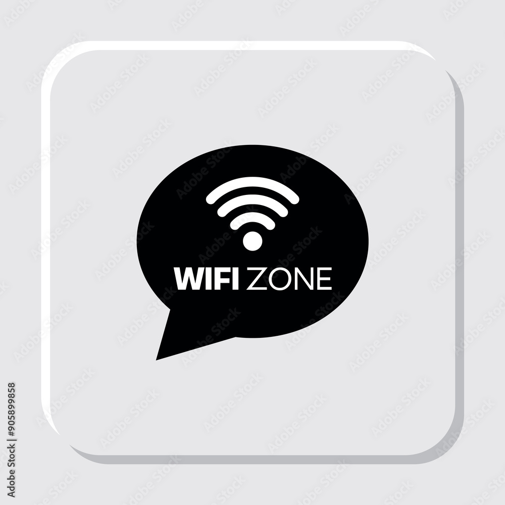 Wi-fi zone icon Connection symbol Vector Wi-fi zone icon Connection symbol Vector
